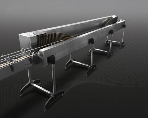 Conveyor tilting system - BT - SRAML - for bottles
