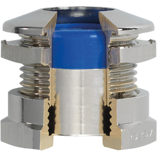 Stainless steel cable gland - 1040 series - AGRO - nickel-plated brass / IP68 / IP69