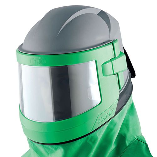 Blasting helmet - Nova 3® - Elcometer - EN 397 / EN 166 / polyethylene