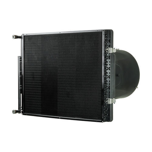 Three-phase air heater unit - AP Max - FRANCO SRL - single-phase / hot water / ceiling-mounted