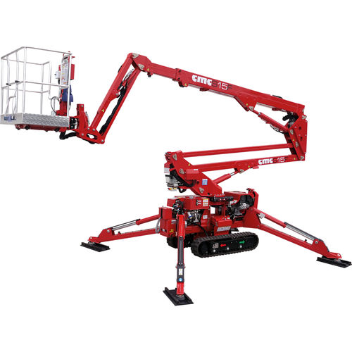 Crawler spider lift - S15F - CMC Lift - self-propelled / electric / diesel engine