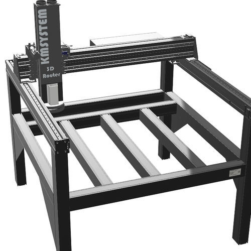 3-axis machining machine - KMSYSTEM - vertical / for wood / for composites