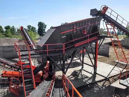 Washer screener - BSTYE series - Boratas Machinery - vibrating / spiral / for bulk materials