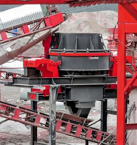 Vertical-shaft impact crusher - VSI800 - Boratas Machinery - stationary / stone / create cubic aggregates