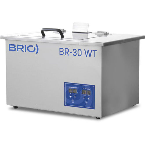 Benchtop ultrasonic cleaner - BR-30 WT - BRIO Ultrasonics - with timer / stainless steel / heavy-duty
