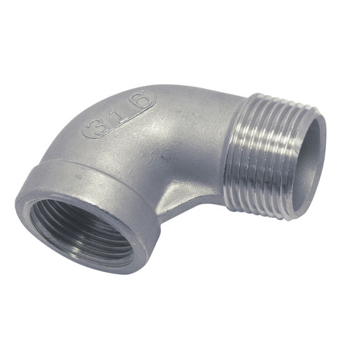 Stainless steel pipe elbow - 8625 series - Marinetech Edelstahlhandel - 90°