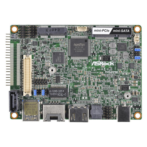 Pico-ITX motherboard - SOM-P102D  - ASRock Industrial - Intel® Apollo Lake / Intel® Pentium® N4200 / DDR3L SO-DIMM