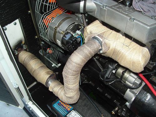 Removable insulation blanket - FLOM series - Firwin Corp. - exhaust / motor / metal wire