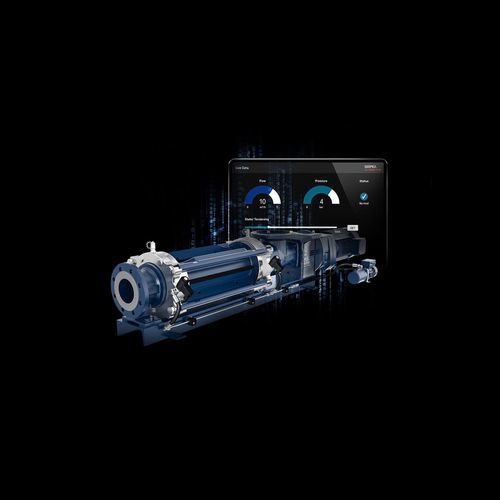 Adjustable pump - SCT AutoAdjust  - Seepex - progressive cavity / for chemicals / hydraulic motor
