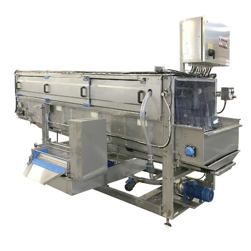Fruit food washing tunnel - SWC - ABL srl - brush