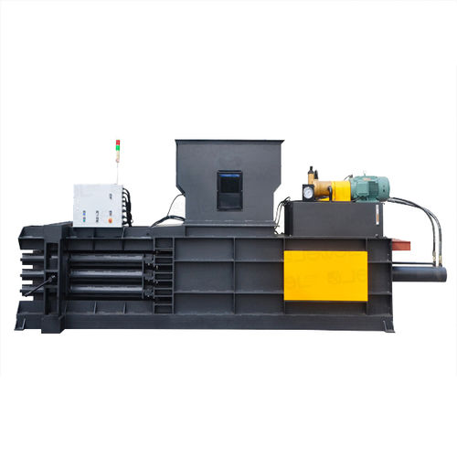 Cardboard baling press - SPW80F - Zhejiang SUPU Technology Co.,Ltd - for paper / horizontal / front-loading