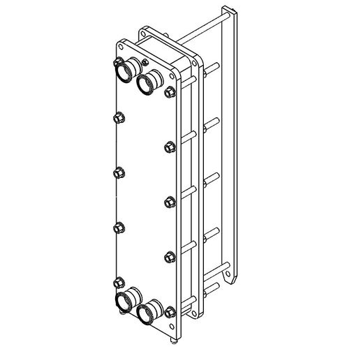 Gasketed plate heat exchanger - AV7 SS - TERMOLEADER - liquid/liquid