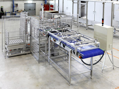 Layer palletizer - Hermasa - Cannin Technology - for cans / autoclave / sterilization