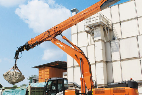 Telescopic arm excavator - ZX330LC-5G CTA - Hitachi Construction Machinery Europe - large / crawler / construction