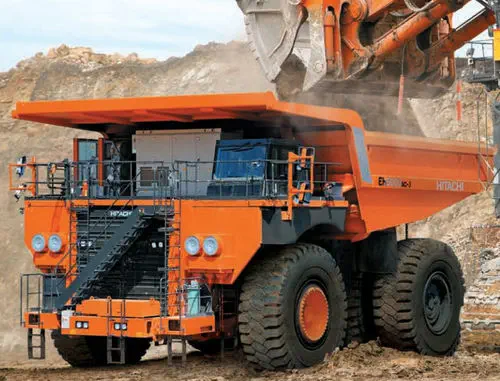 Rigid dump truck - EH5000AC-3 - Hitachi Construction Machinery