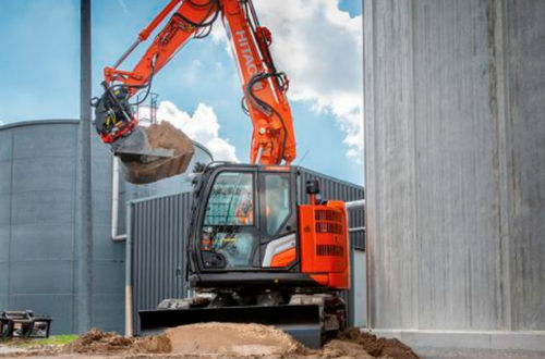 Medium excavator - ZX135US-7 - Hitachi Construction Machinery 
