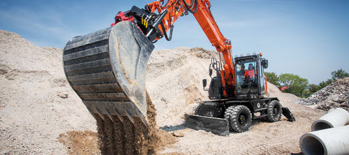 ☆こうぴ☆ Wheel excavator Hitachi ZX 175 W-7, price - 9253516