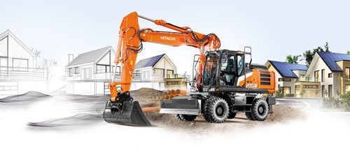 Medium excavator - ZX220W-7 - Hitachi Construction Machinery