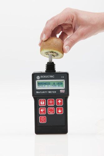 Portable hardness tester - MATURITY METER 100 - ISOELECTRIC - for vegetables / for fruit / LCD digital display