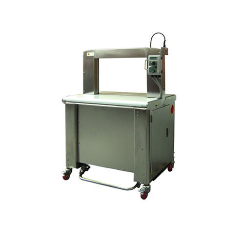 Automatic strapping machine - SM 702 59 S - OMSTRAP - for cardboard boxes / package / for parcel