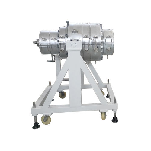 Twin-screw extrusion line - GWG series - GPM Machinery (Shanghai) - conical twin-screw / tube / for thermoplastics