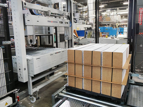Transport palletizer - RS 656 - RIMA - for large parts / for magazines and newspapers / automatic