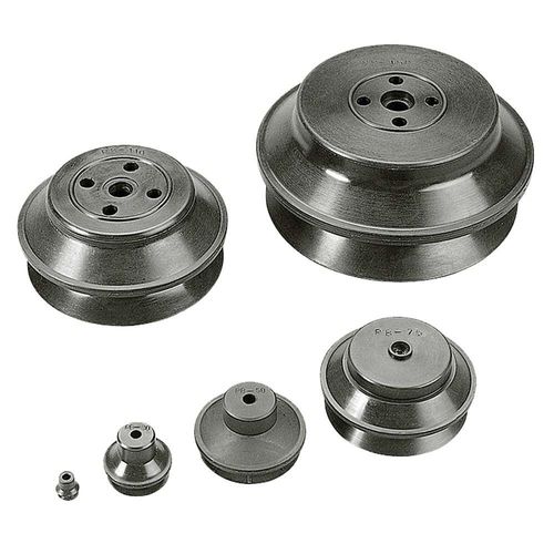 Bellows suction cup - PBG  - Parker Pneumatic Division Europe - flat / nitrile / vacuum