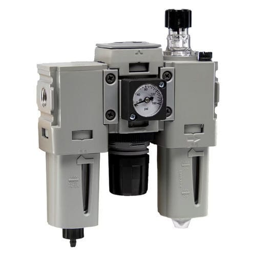 Compressed air filter-regulator-lubricator - P33CA   - Parker Pneumatic Division Europe - air / oil / water
