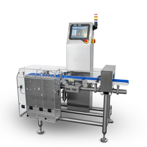 Compact checkweigher - MHR600UC - PEN-TEC - with metal detector