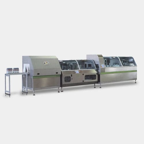 Packaging line for the beverage industry - DM PACK - tray / cans / beverage