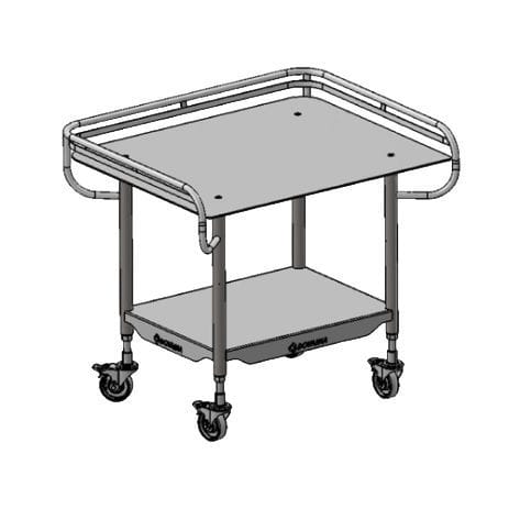 Stainless steel working table - DKS  - DOVAINA UAB - for the food industry
