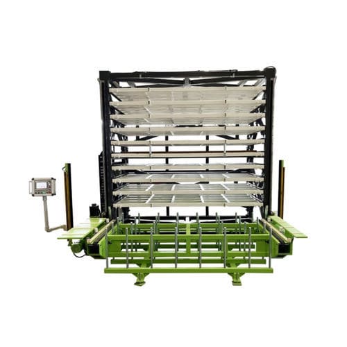 Vertical automatic storage system - 10L  - SHAOXING SMARTECH MACHINERY MANUFACTURING CO.,LTD. - for sheet metal