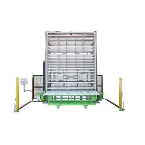 Vertical automatic storage system - 20L  - SHAOXING SMARTECH MACHINERY MANUFACTURING CO.,LTD. - pallet / for sheet metal / overhead crane