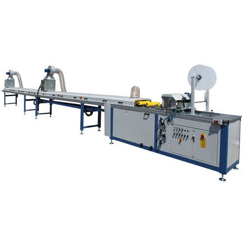 Hot-melt glue gluing machine - MIR 001/L10 - Ferrari & Cigarini srl - semi-automatic / bottom-patching / mosaic