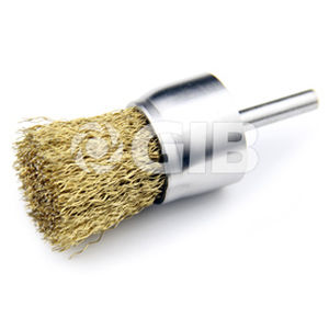 End brush - GOLDEN INDUSTRIAL BRUSH - cleaning / polishing / brass