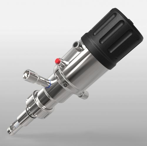 Retractable probe housing - EXtract 815M - Exner Process Equipment GmbH - pneumatic / manual