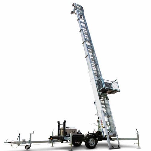 Electric goods lift - Avario K - Böcker Maschinenwerke GmbH - for the construction industry / for construction / mobile