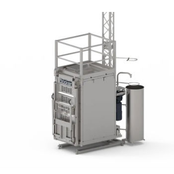 Rack-and-pinion goods lift - Super-Lift MX-PM - Böcker Maschinenwerke GmbH - for the construction industry / for construction / platform