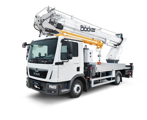 Truck-mounted crane - AK 37 X - Böcker Maschinenwerke GmbH - telescopic / for construction / lifting
