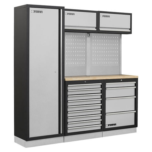 Tool cabinet - A007Q - FERVI - workshop / floor-mounted / with drawer