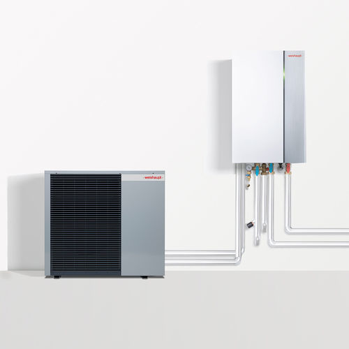 Air/water heat pump - WSB series - Weishaupt - energy saving / hot water / class A+++