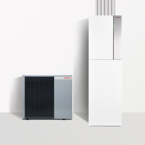 Air/water heat pump - WSB K series - Weishaupt - reversible / hot water