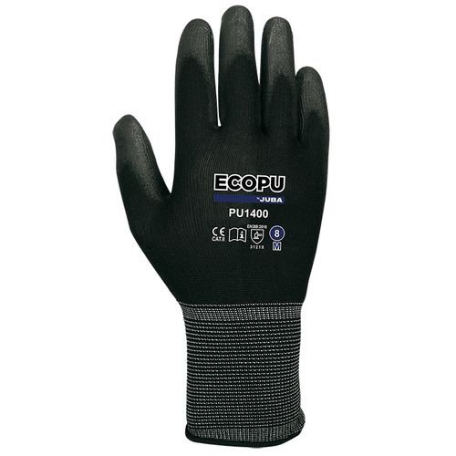 Handling glove - BPU1400 ECO-PU - Juba - construction / mechanical protection / abrasion-resistant