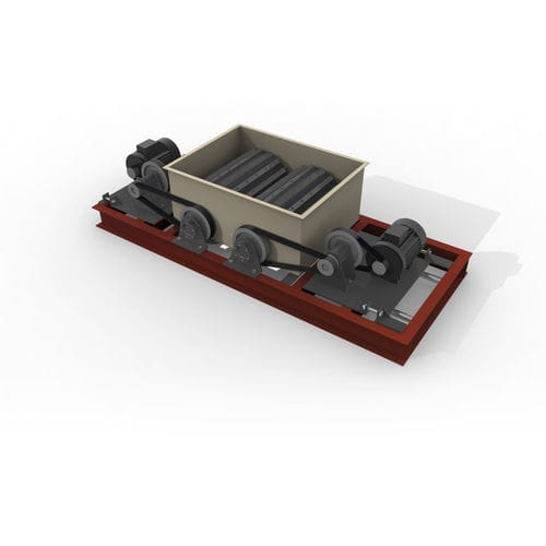 Double-roller crusher - BOHEMIA MACHINE - stationary