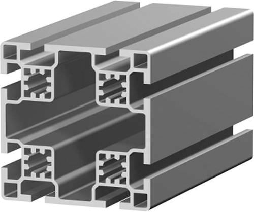 Aluminum profile - 1.11.090090.83LP - MayTec - T-slot / for clean rooms