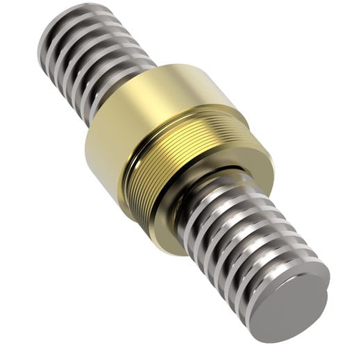 Round-thread lead screw - ACME series  - Helix Linear Technologies - bronze / with nut