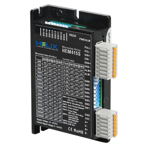 Stepper motor drive - HEM415S  - Helix Linear Technologies