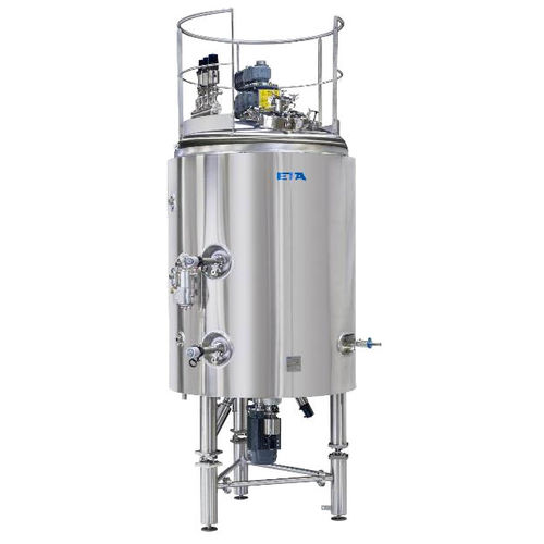 Process tank - ETA - for cosmetic products / cylindrical / for the cosmetics industry