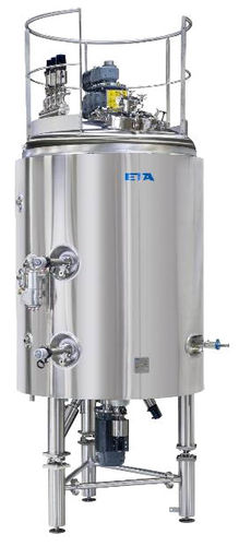 Chemical process tank - ETA - cylindrical / industrial / vertical