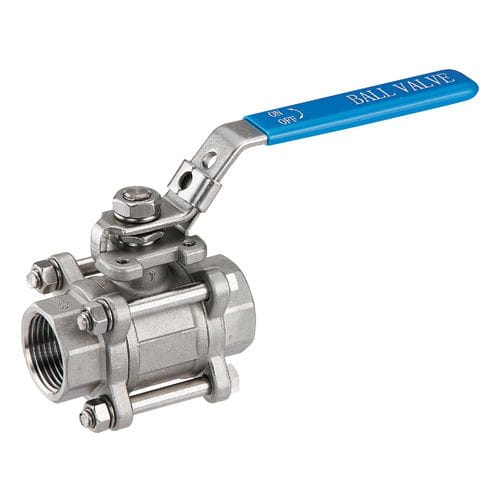 Ball valve - BT-V33 - BOLA-TEK Mfg.Co - lever / threaded / 3-piece